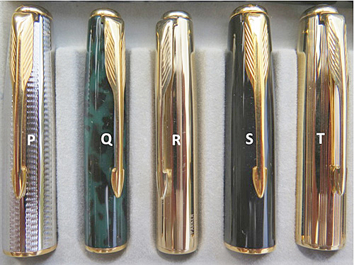 PARKER SONNET NEW OLD STOCK CAPS